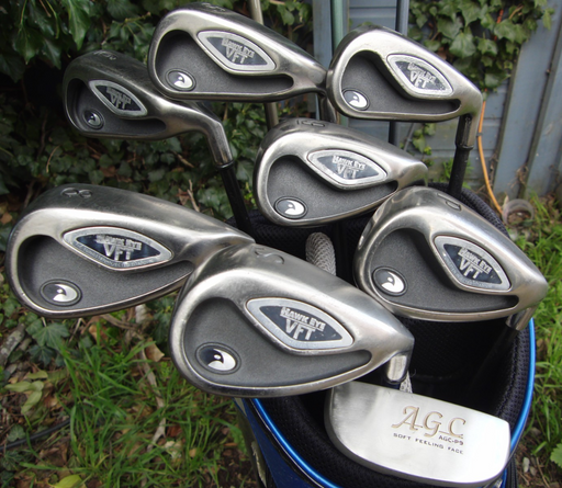 Set of Callaway Hawk Eye VFT 5-SW+Callaway Driver+ 3 Wood+4 Wood+ Putter*