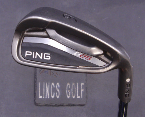 Ping G25 White Dot 6 Iron Stiff Steel Shaft Ping Grip