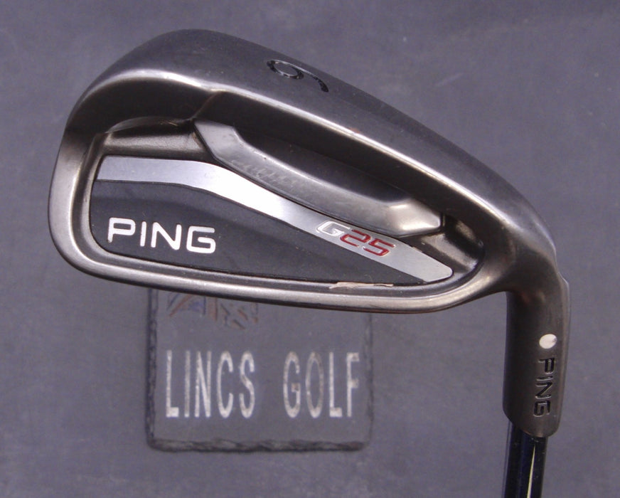Ping G25 White Dot 6 Iron Stiff Steel Shaft Ping Grip