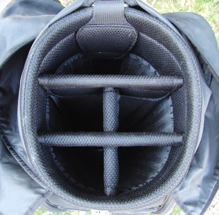 5 Division Taylor Made Golf Stand Carry Trolley Golf Clubs Bag*