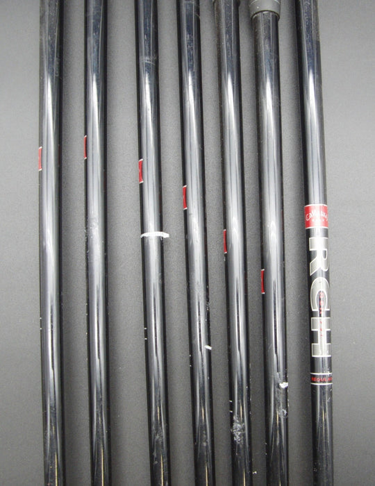 Set of 7x Callaway Big Bertha 2004 Irons 5-10+PW Regular Graphite Shafts*