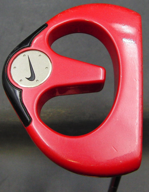 Red Nike OZ T100 Putter Steel Shaft 84cm Length Psyko Grip