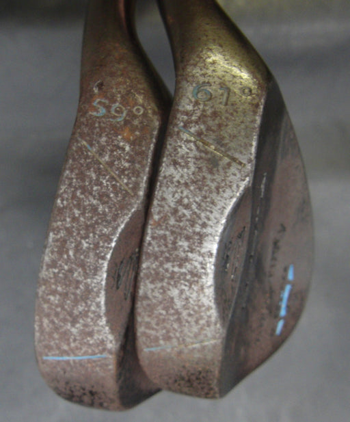 Set of 2 Cobra Trusty Rusty PWR II 59°+61° Wedges Regular Steel Shafts*
