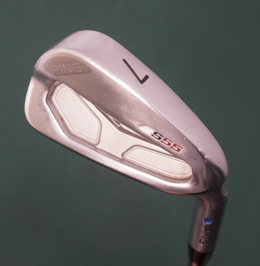 Ping S55 Blue Dot 7 Iron Regular Steel Shaft Ping Grip