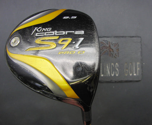 King Cobra S9.1 Pro 9.5° Driver Stiff Graphite Shaft Golf Pride Grip