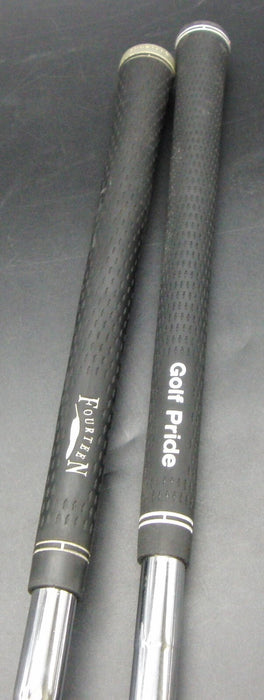 Set of 2 Fourteen MT28 J.SPEC Gap & V5 Forged Sand Wedges Wedge Steel Shafts