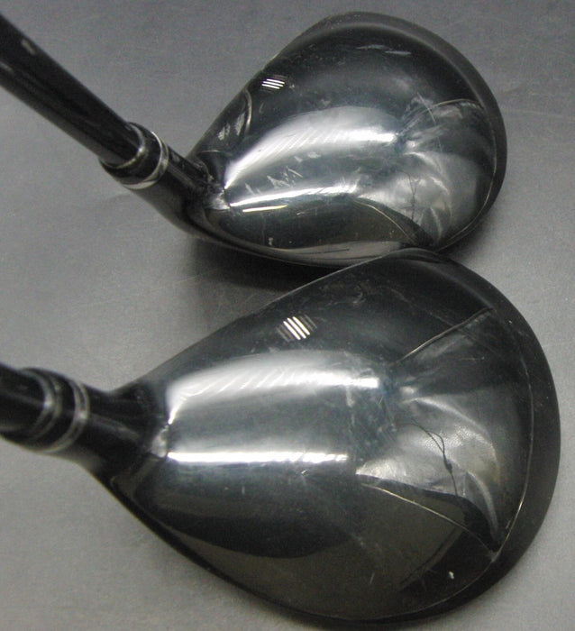Set of 2 PRGR Hit iD 3 & 5 Woods Senior Graphite Shafts PRGR Grips