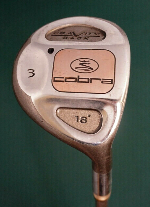 Vintage Ladies Cobra Gravity Back 3 Wood Ladies Graphite Shaft Viva Heart Grip