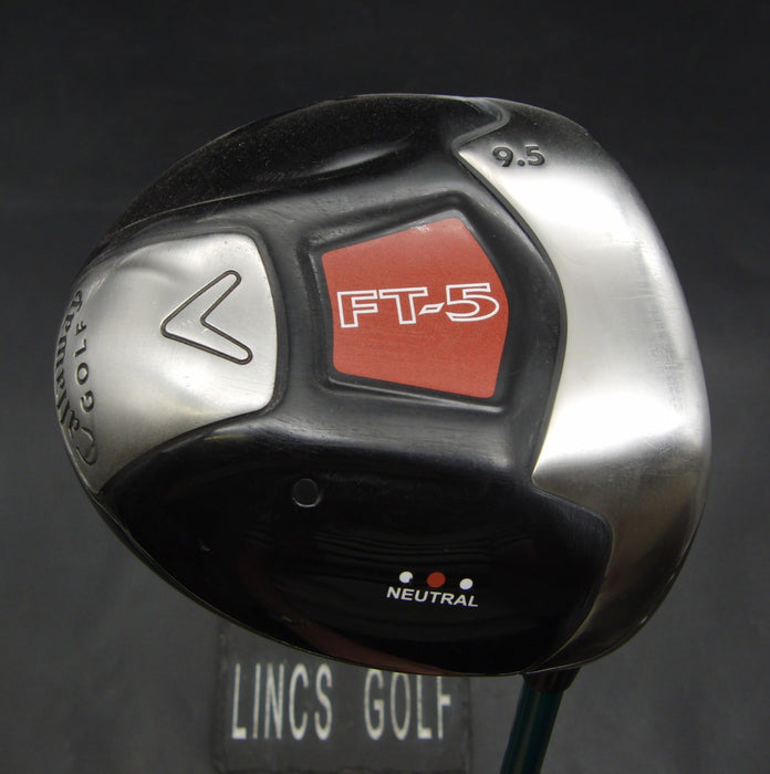 Callaway FT-5 Neutral 9.5° Driver Stiff Graphite Shaft Callaway Grip