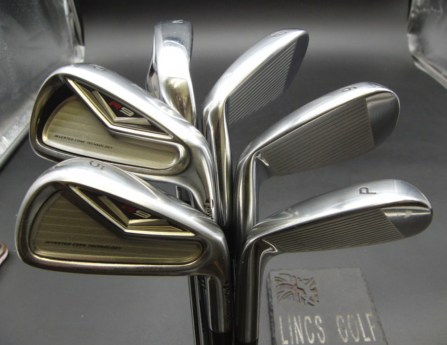 Set of 6x TaylorMade R9 Irons 5-PW Stiff Steel Shafts with Grips*