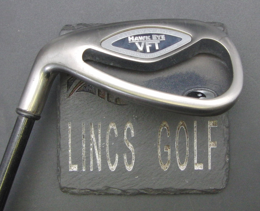 Left-Handed Callaway Hawk Eye VFT 9 Iron Regular Graphite Shaft Callaway Grip