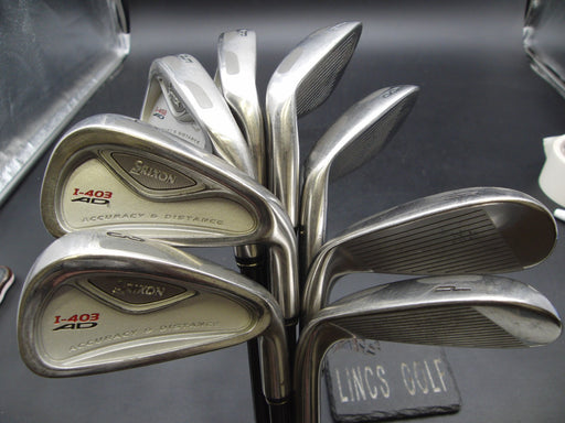 Set of 8x Srixon I-403 AD Irons 3-PW Stiff Graphite Shafts Srixon Grips*