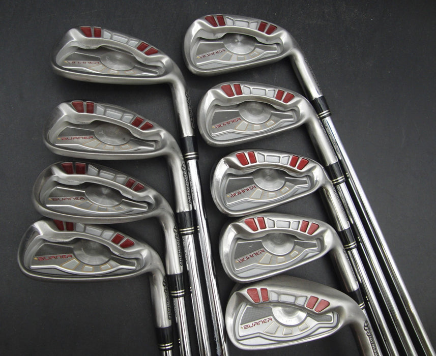 Set of 9x TaylorMade Burner Japanese Model Irons 4-SW+AW Regular Steel Shafts*
