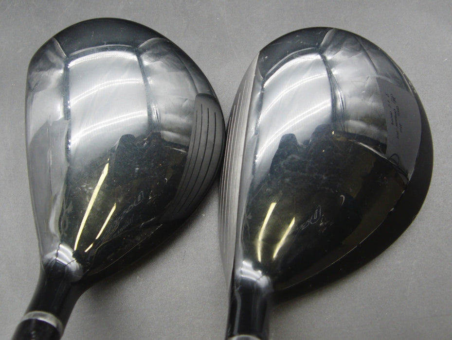 Set of 2 PRGR iD HIT Type C 3+5 Woods Stiff Graphite Shafts Ben Sayers Grips