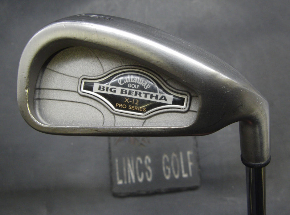 Callaway Big Bertha Pro Series X-12 6 Iron Stiff Steel Shaft Callaway Grip