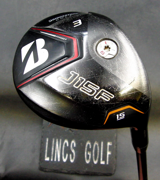 Bridgestone J15F 15° 3 Wood Stiff Graphite Shaft Golf Pride Grip