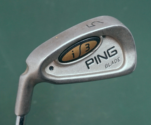 Left Handed Ping i3 Blade Black Dot 5 Iron Stiff Steel Shaft Ping Grip