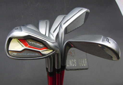 Set of 6x TaylorMade Aeroburner 5-PW Irons Regular Graphite Shafts