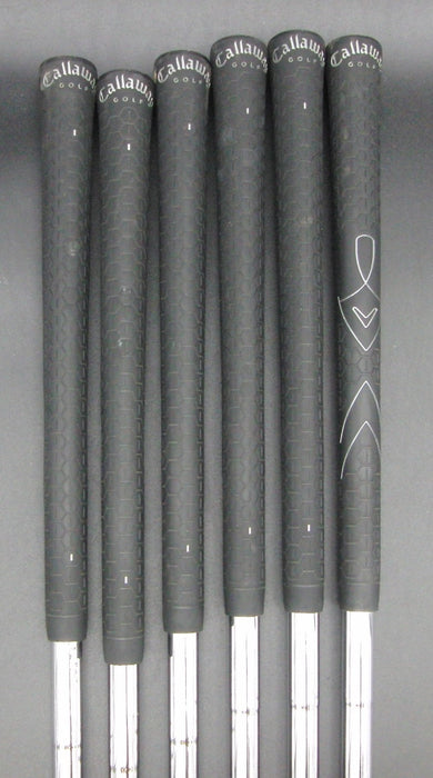 Set of 6x Callaway X20 Irons 5-PW Uniflex Steel Shafts Callaway Grips*