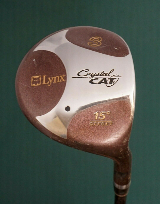 Ladies Lynx Crystal Cat 3 Wood Ladies Graphite Shaft Lynx Grip