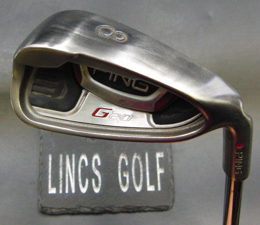 Ping G20 Red Dot 8 Iron Regular Steel Shaft Lamkin Grip