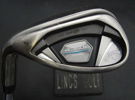 Left-Handed Callaway Rogue Star Sand Wedge Stiff Steel Shaft Golf Pride Grip