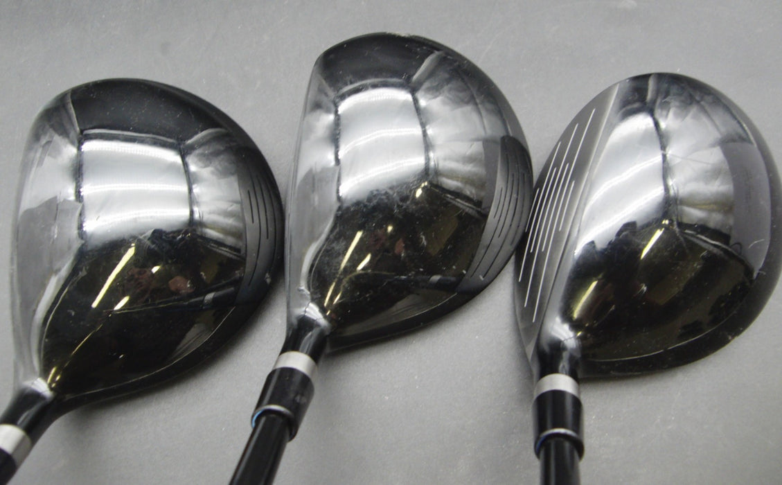 Set of 3 FW-08 Stainless Steel 3+5&7 Woods Regular Graphite Shafts David Grips