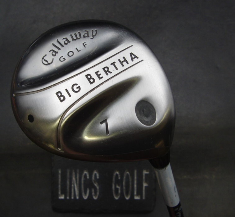 Ladies Callaway Big Bertha 7 Wood Ladies Graphite Shaft Callaway Grip + HC