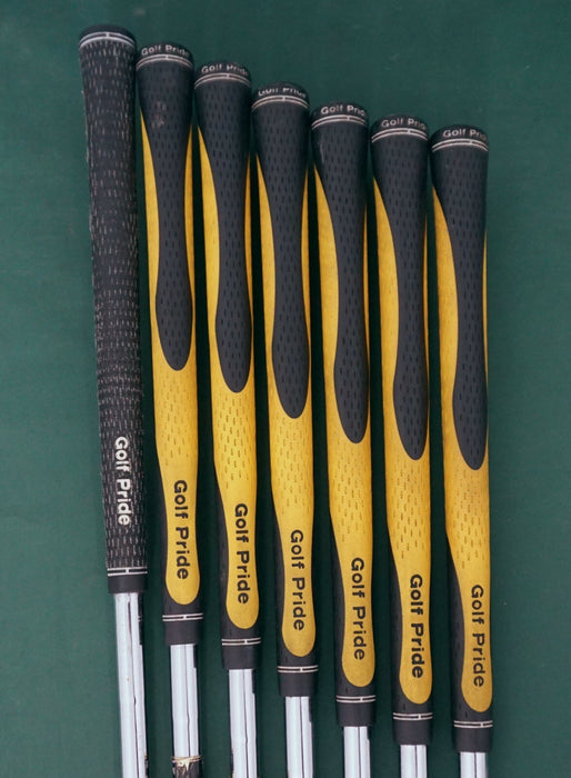Set Of 7 x Mizuno MP29 Irons 4-PW Stiff Steel Shafts Golf Pride Grips