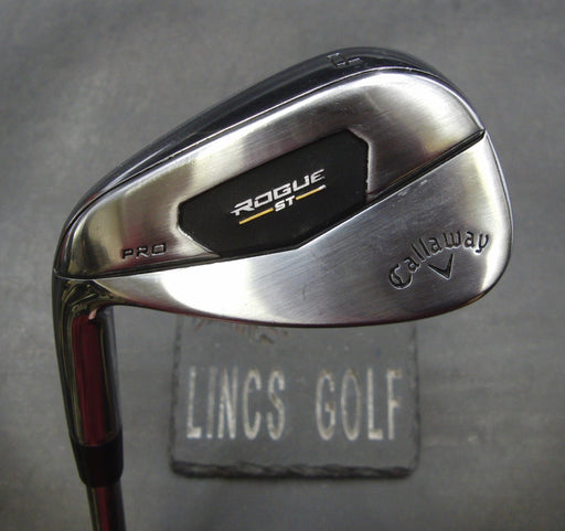 Left Handed Callaway Rogue ST Pro Pitching Wedge Stiff Steel Shaft