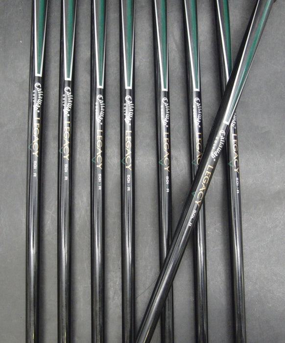 Set of 8x Callaway Legacy Irons 4-SW Regular Graphite Shafts Iomic Grips*