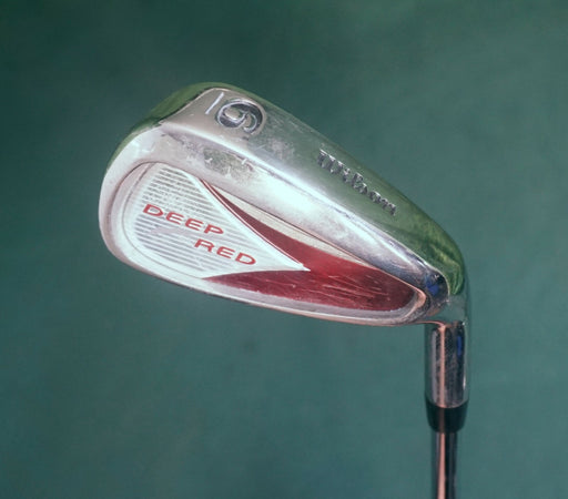 Wilson Deep Red 6 Iron Regular Steel Shaft Golf Pride Grip