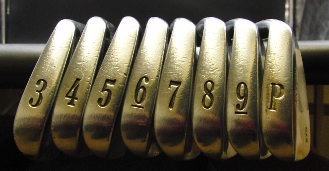 Set of 8 x Titleist 670 Forged Irons 3-PW Stiff Steel Shafts Golf Pride Grips*