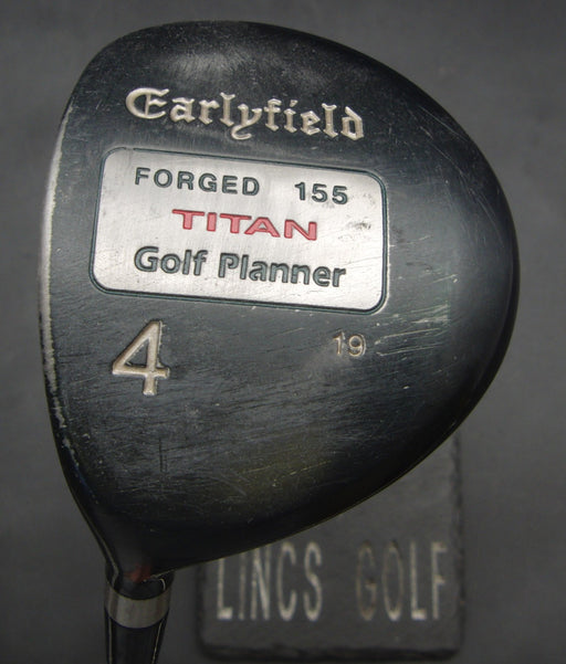 Left-Handed Golf Planner Earlyfield Forged 155 4 Wood Regular Graphite Shaft