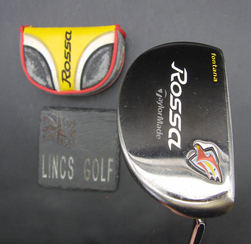 TaylorMade Rossa Fontana Putter Steel Shaft 83cm Length Iomic Grip + Head Cover