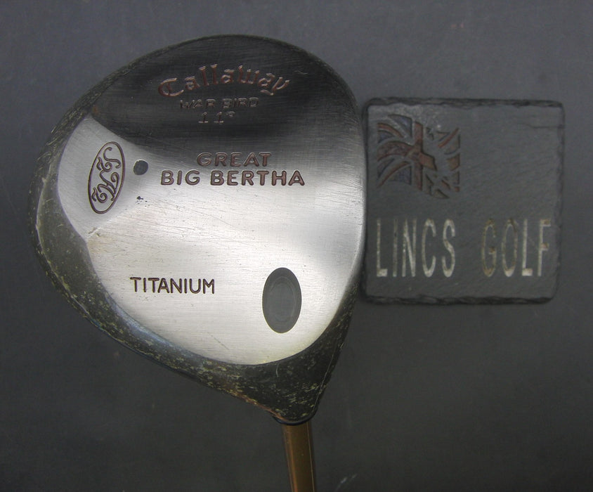 Callaway Great Big Bertha Warbird 11° Driver Stiff Graphite Shaft Callaway Grip