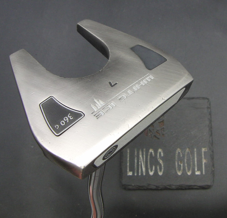 Odyssey White Ice 7 360G Putter Steel Shaft 91cm Length Super Stroke Grip*