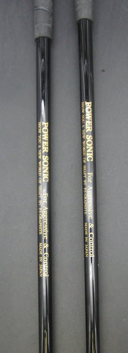 Set of 2 Power Sonic Low Gravity 15° 3+21° 5 Woods Regular Graphite Shafts