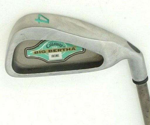 Ladies Callaway Big Bertha Irons 4 Iron Ladies Graphite Shaft Callaway Grip