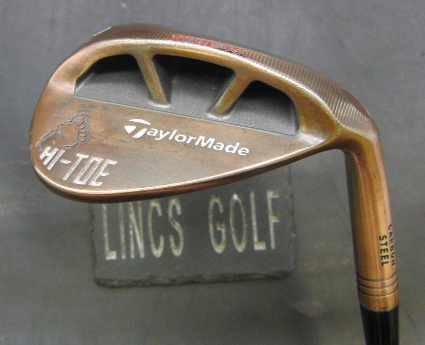 TaylorMade HI-TOE Big Foot Carbon Steel 60° Lob Wedge Stiff Steel Shaft*