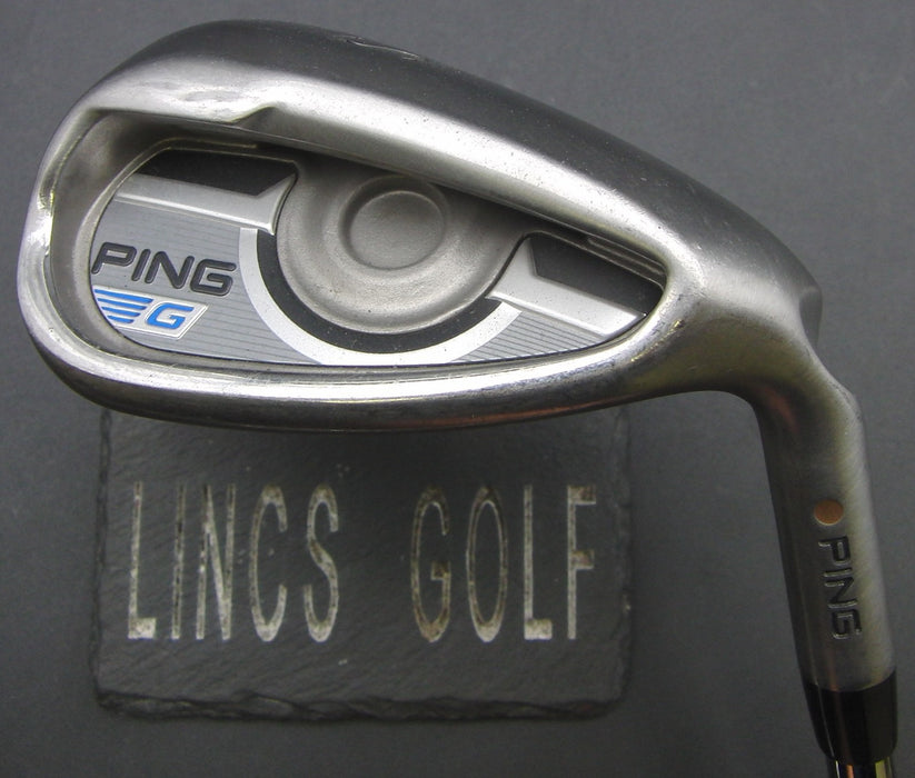 Ping G Series Orange Dot Sand Wedge Stiff Steel Shaft Golf Pride Grip