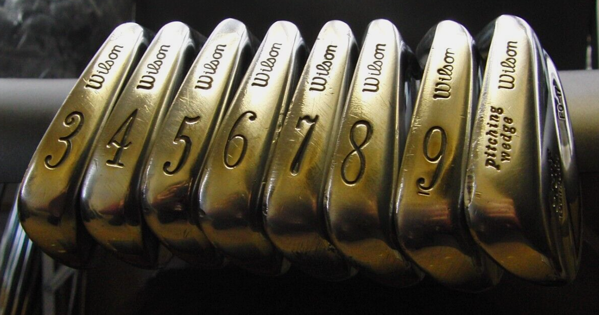 Set of 8 x Wilson Staff FG17 Tour Blade Irons 3-PW Regular Steel Shafts