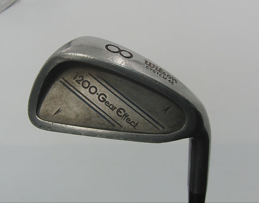 Wilson System 45 1200 Gear Effect 8 Iron Tour Flex Stiff Steel Shaft Lamkin Grip
