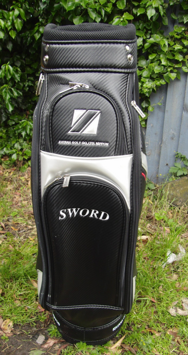 6 Division Sword Golf Cart Carry Trolley Golf Clubs Bag*
