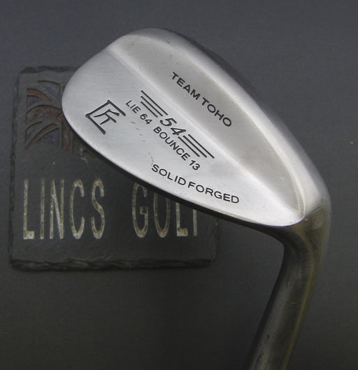 Ladies Team Toho Solid Forged 54° Gap Wedge Ladies Steel Shaft with Grip