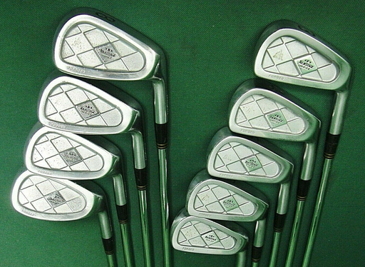Set Of 9 x Bridgestone MR23 FORGED Irons 3PW + P/S Gap Wedge Stiff Steel Shafts
