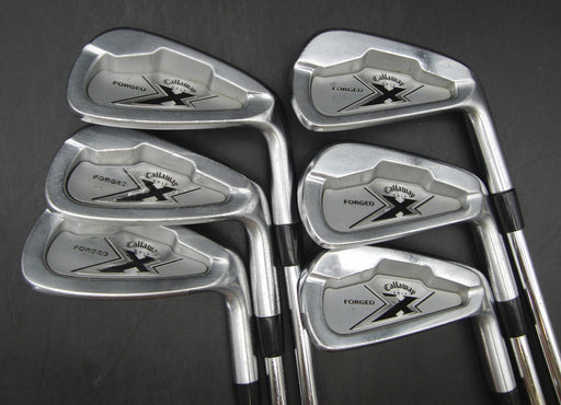Set of 6x Callaway X Forged 2007 5-PW Irons Regular Steel Shafts