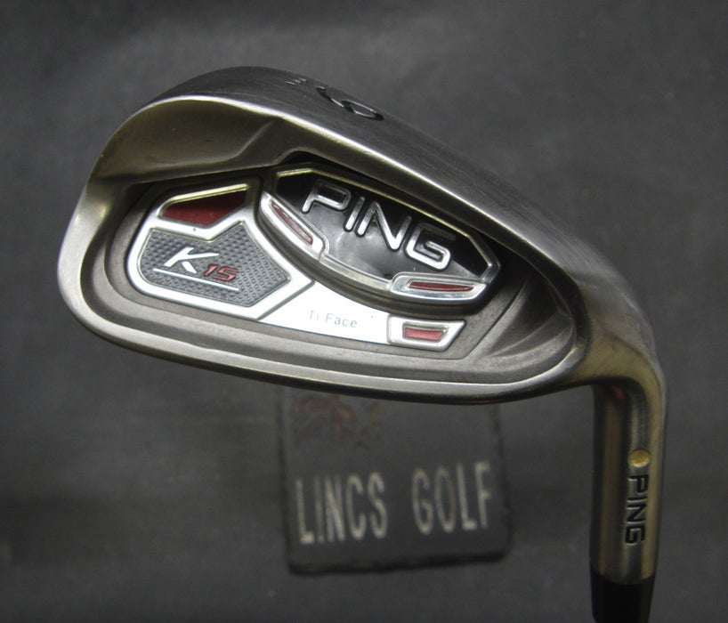 Ping K15 Yellow Dot 9 Iron Regular Steel Shaft Ping Grip