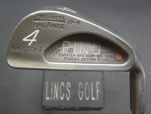 PING Karsten I Orange Dot Toe & Heel 4 Iron Senior Steel Shaft Ping Grip