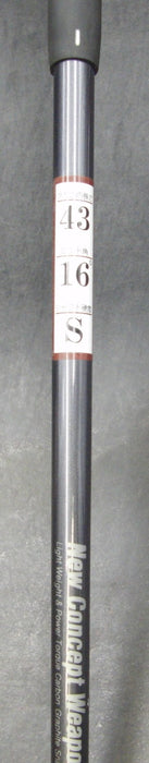 New Concept Weapon Stingray 16° 3 Wood Stiff Graphite Shaft +Grip